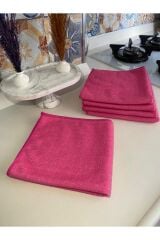 (1 ADET)pembe Renk Mikrofiber Zor Kir Bezi-halı-koltuk- Duşakabin Bezi Tırtıklı-telli Bez