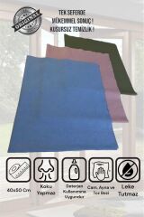 ( 1 Adet ) Mikrofiber Sihirli Cam Ve Ayna Temizlik Bezi 40x50