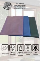 ( 1 Adet ) Mikrofiber Sihirli Cam Ve Ayna Temizlik Bezi 40x50