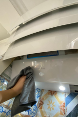 ( 3 Adet ) Gri Sihirli Ankastre, Ocak, Davlumbaz Ve Yağ Temizlik Bezi.