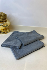 ( 3 Adet ) Gri Sihirli Ankastre, Ocak, Davlumbaz Ve Yağ Temizlik Bezi.