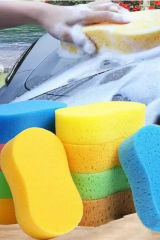 ( 3 Adet ) Oto Yıkama Araba Köpürtme Temizleme Süngeri Yumuşak Yapı Yüksek Emiş Gücü