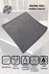 (1 ADET) Gri Renk Sihirli Ankastre,ocak,davlumbaz ,mutfak Dolabı, Yağ Toz Temizlik Bezi