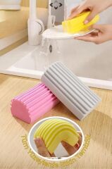 ( 3 Adet) Çok Amaçlı Temizlik Detay Süngeri Nemli Sihirli Sünger Su Emici Ve Toz Alma Süngeri