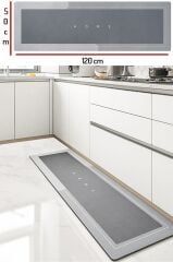 ( 1 Adet ) Banyo, Mutfak Paspası Kaymaz Tabanlı Su Emici Yapı Dikdörtgen