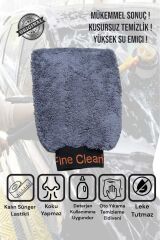 Extra Kalın Sünger Profesyonel Araba Yıkama Kurulama Cila Eldiveni Mikrofiber Oto Bez