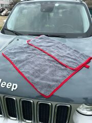 Özel Seri Premium 90x60 Cm Çift Taraflı 600 Gsm Mikrofiber Lüks Oto Yıkama, Kurulama  Araba Bezi