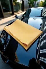 50x70 cm Premium Güderi Bez – Çizilmez, Süper Emici, Profesyonel Oto ve Ev Temizlik Bezi