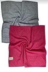 ( 2 Adet ) Zor Kir Temizlik Bezi Mikrofiber Telli Bez , Tırtıklı Halı Koltuk Duşakabin Yıkama Bezi