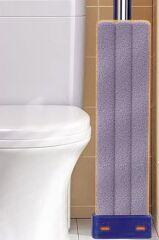 Katlanabilir Ve Tekerlekli Kovalı Mop Seti. Yedek Mop Bezi Hediyeli, Kendinden Sıkmalı Mop Seti.