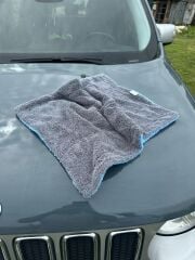 Extra Kalın 40x60 Cm Çift Taraflı  740 GSM Mikrofiber Oto Yıkama Kurulama Temizlik Bezi