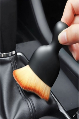 Toz Alıcı Mini Fırça. Yumuşak Tüylü Mini Araç içi Detay Fırçası, Klima Havalandırma Temizlik Fırçası