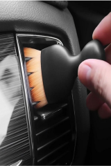 Toz Alıcı Mini Fırça. Yumuşak Tüylü Mini Araç içi Detay Fırçası, Klima Havalandırma Temizlik Fırçası