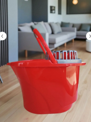 Yaylı & Sıkma Hazneli Temizlik Kovası – Kol Gücü Gerektirmez. Titiz Hijyenik Temizlik