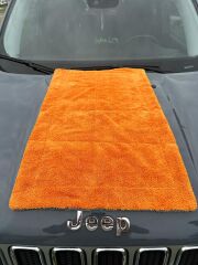 Extra Kalın 50x80 Çift Taraflı  740 Gsm Kalın Mikrofiber  Oto Yıkama Kurulama Araba Temizlik Bezi