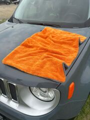 Extra Kalın 50x80 Çift Taraflı  740 Gsm Kalın Mikrofiber  Oto Yıkama Kurulama Araba Temizlik Bezi