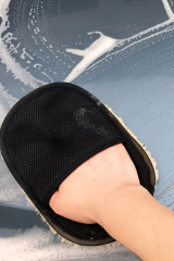 Ultra-Yumuşak Araba Temizleme Eldiveni - Cila Eldiveni - Oto Bakım Temizleme - Fileli Eldiven