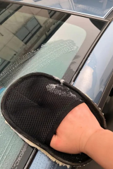 Ultra-Yumuşak Araba Temizleme Eldiveni - Cila Eldiveni - Oto Bakım Temizleme - Fileli Eldiven