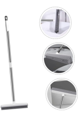 Kauçuk Çekpas Fırça. Paspas Mop - Teleskopik Saplı Uzayabilen Temizlik Fırçası