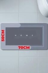 ( 1 Adet ) 50x70 Cm Banyo, Mutfak Paspası Kaymaz Tabanlı Su Emici Dikdörtgen Yapı - Kolay Temizlenir