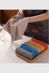 ( 3 Adet ) İz Bırakmayan, Ultra Kaliteli 30x30 Cm Mikforiber Temizlik Bezi, Mutfak Bezi, Tezgah Bezi